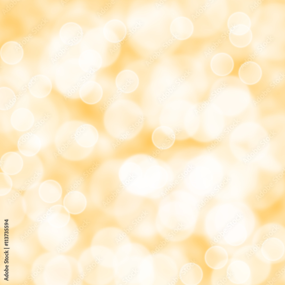 dreamy bokeh background in shades of yellow 