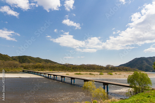 Wallpaper Mural 高知県四万十市　今成沈下橋 Torontodigital.ca