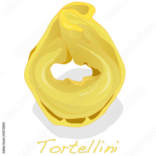 Tortellini Italian vector