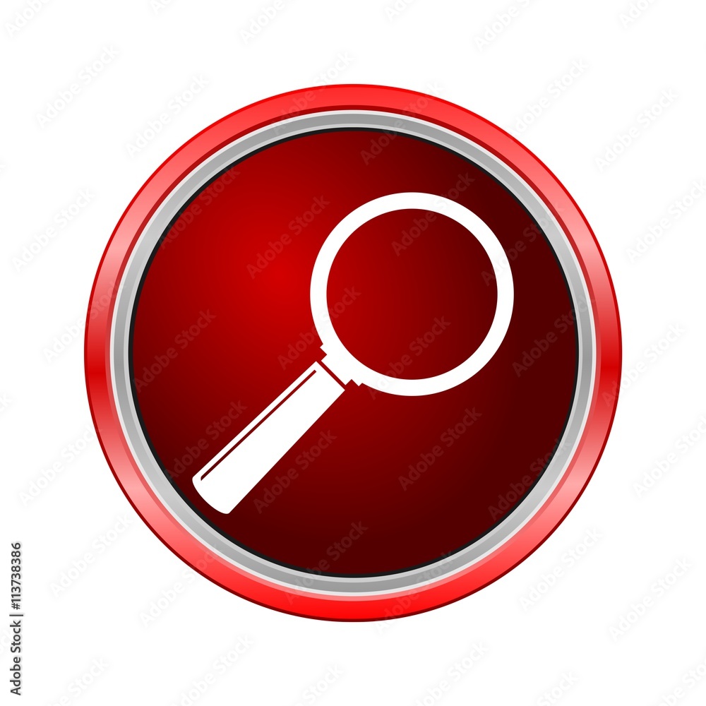 Search Icon (Lupa), Internet button on white background Search Icon (Lupa), Internet button on white background
