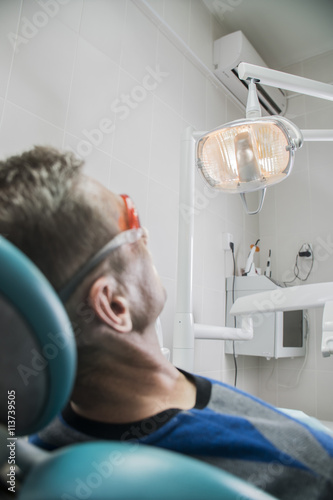 patient in the dentist s chair