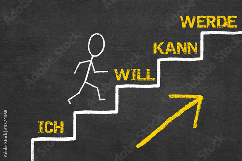 Ich will, kann, werde photo