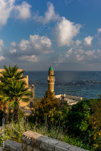 View of the Sea Mosque in the old town of Jaffa in Israel - 3