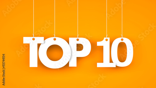 Top 10 - word hanging on the ropes