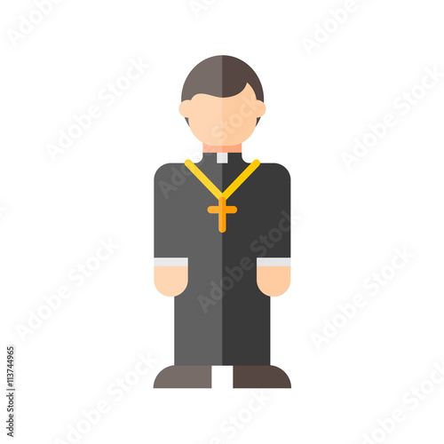 Catholic priest icon