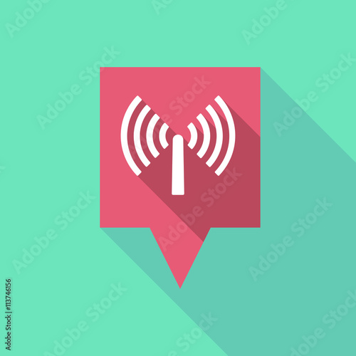 Long tooltip icon with an antenna