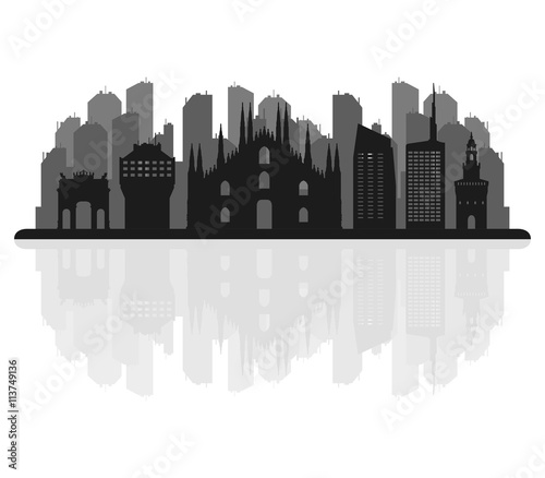 milan skyline