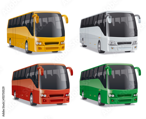  new modern comfortable city buses