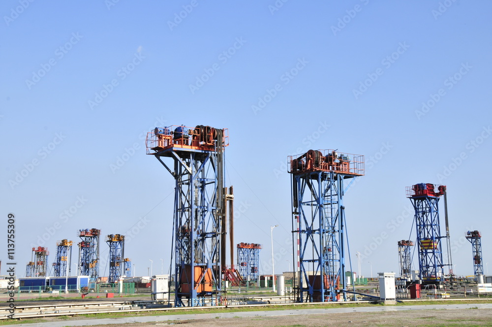 The oil rig The oil rig