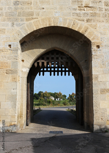 Porte de la Reine - Remparts d Aigues Mortes - France