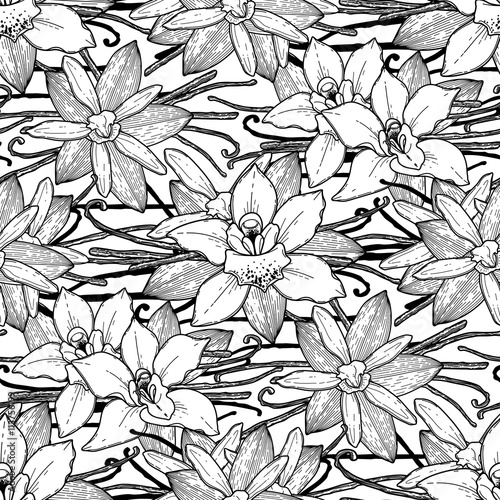 Graphic vanilla pattern