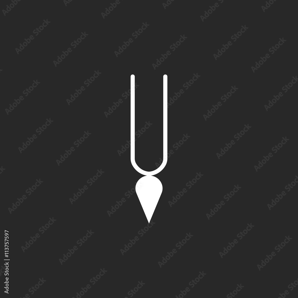 Indian Tilak Sign sign simple icon on background