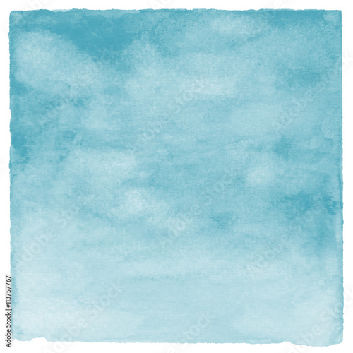 Abstract blue watercolor
