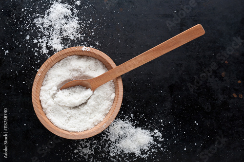 salt and spoon