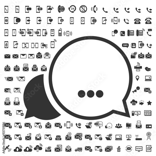 Communication icons.