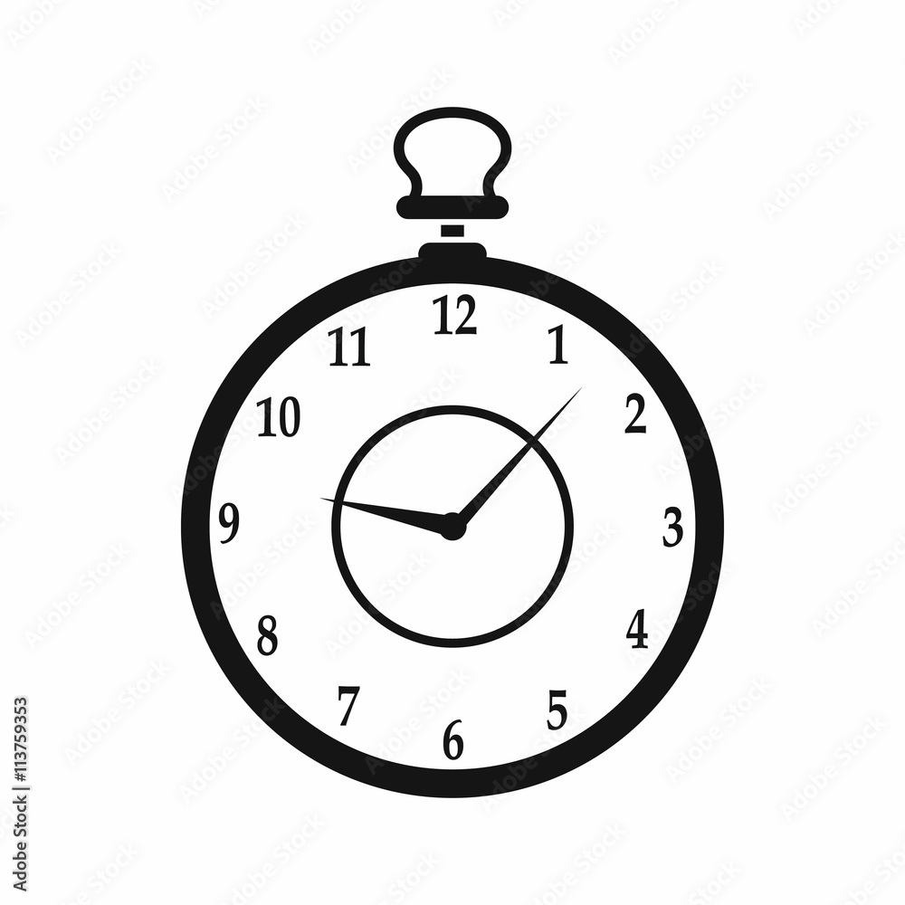 Obraz premium Watch icon, simple style