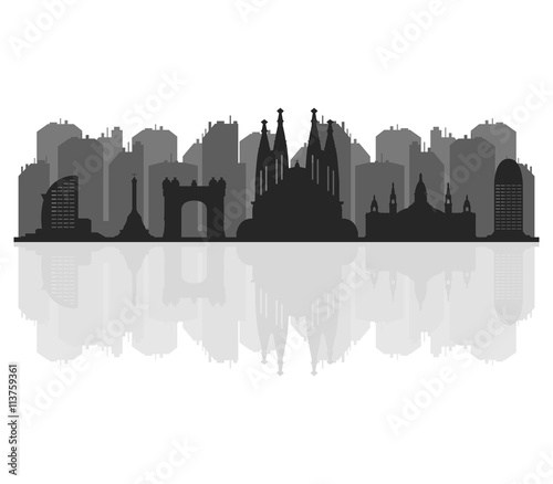 barcelona skyline
