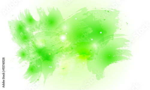 Grüne Wasserfarbe