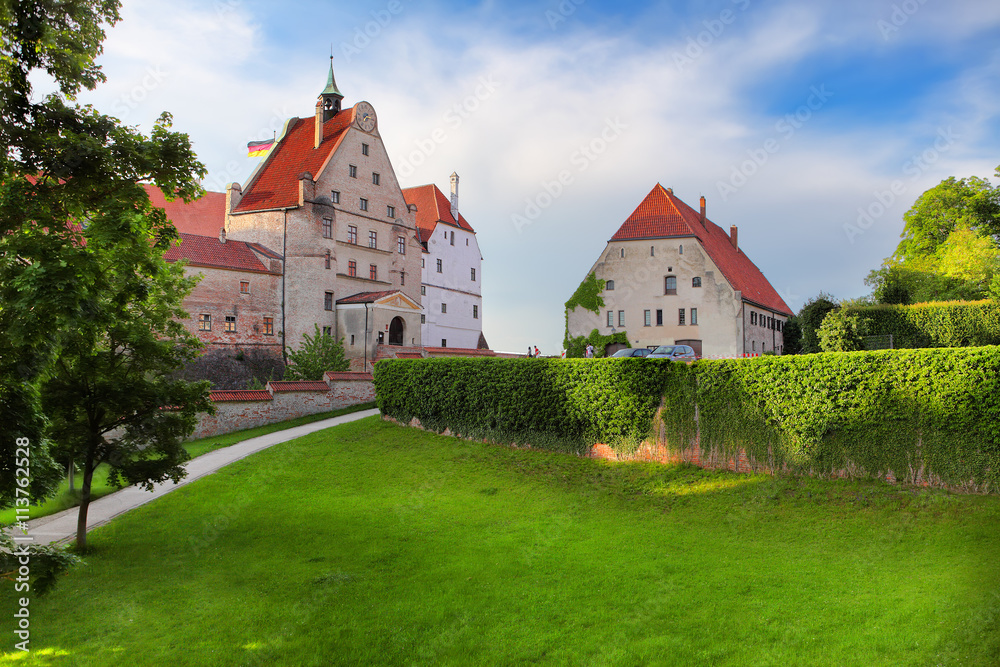Historic Trausnitz castle in Landshut