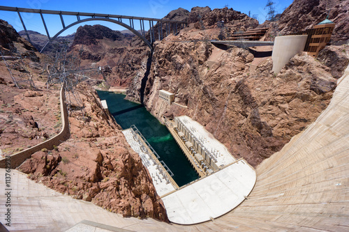 Hoover dam hydroelectric plant