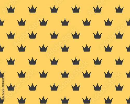 Seamless Crown Royal Attribute Pattern