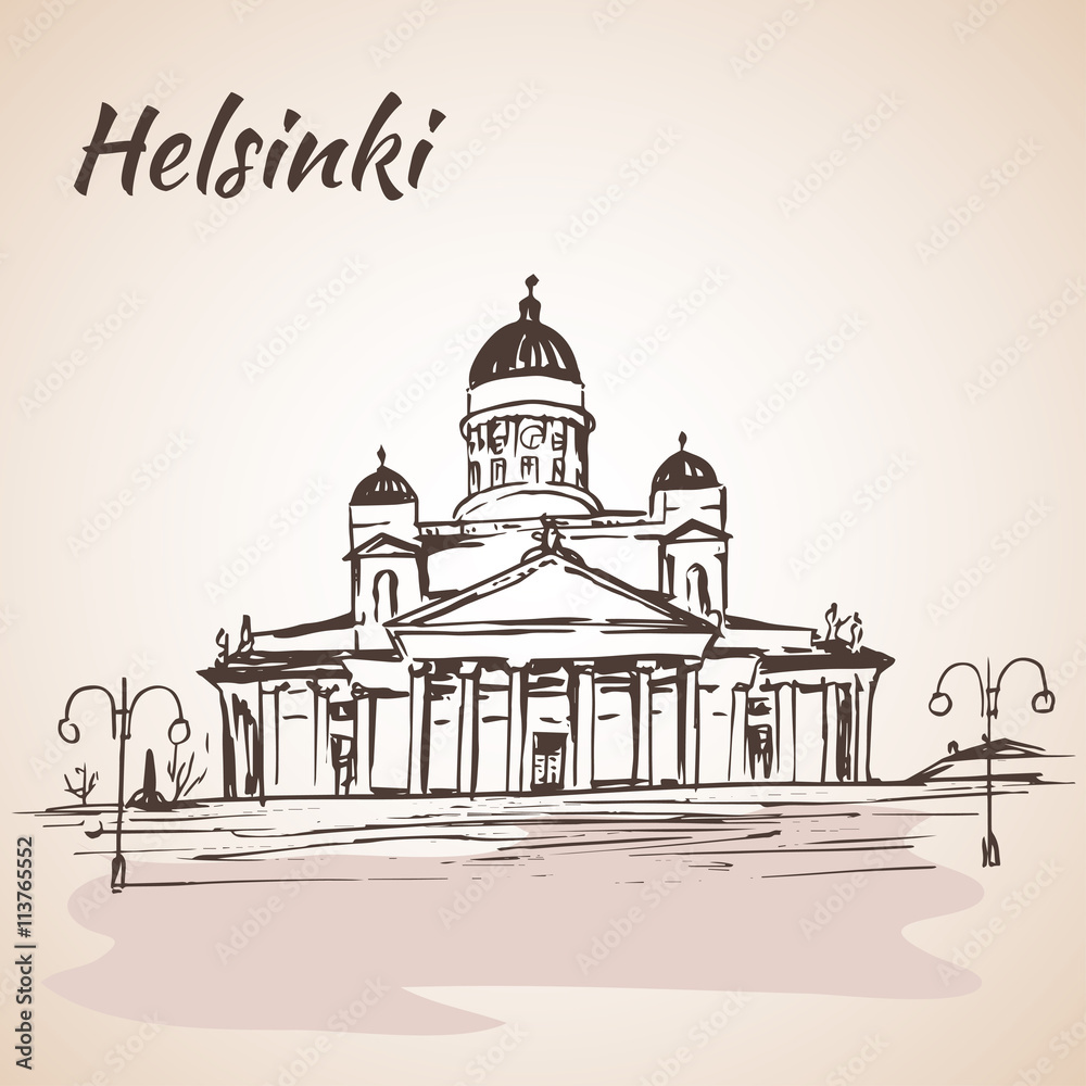 The Helsinki Lutheran Cathedral - Helsinki, Finland