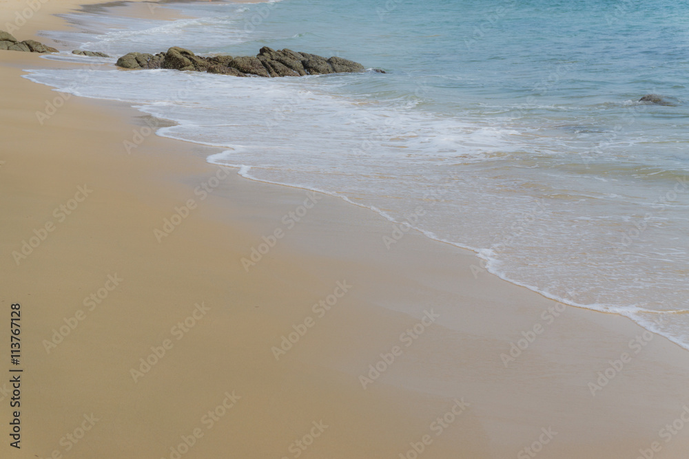 Sea beach sand daylight relaxation viewpoint for design postcard and calendar Sea beach sand daylight relaxation viewpoint for design postcard and calendar