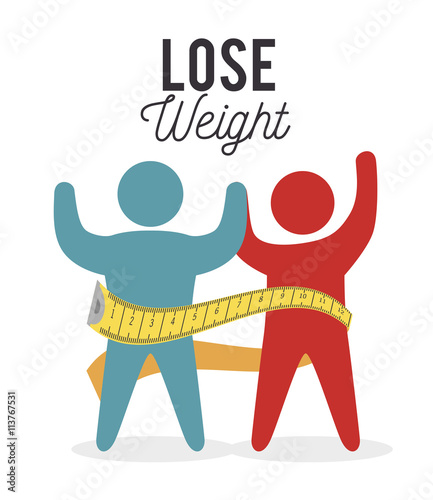 lose weight design, vector illustration eps10 graphic 