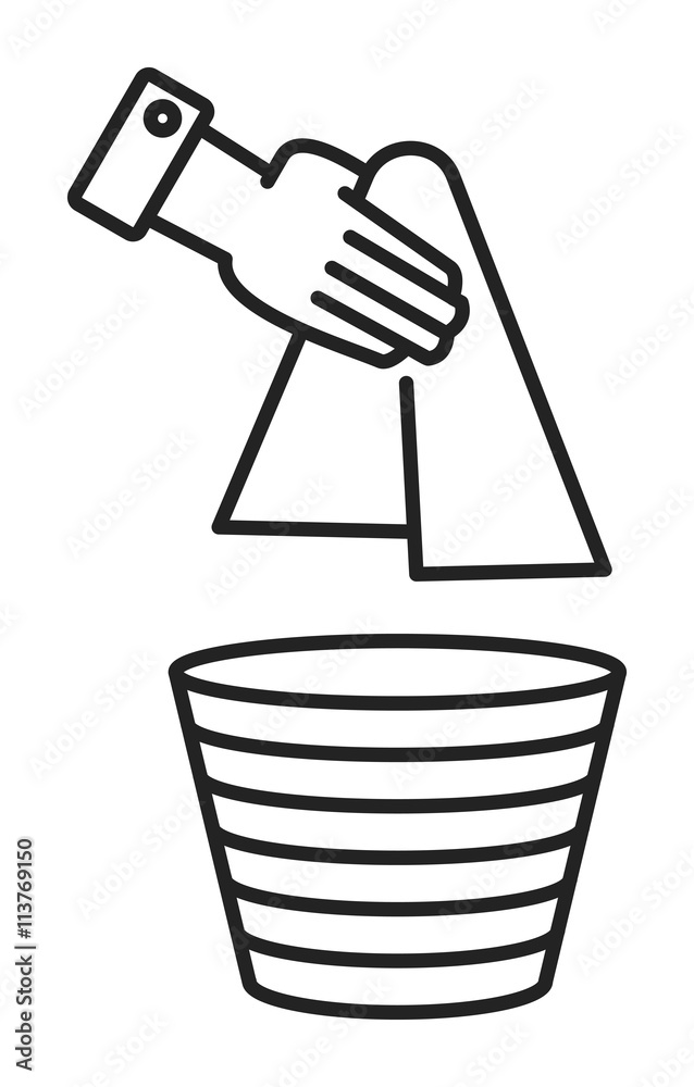 Recycled Paper Towel Icon