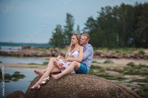 Картината върху платно Lovers