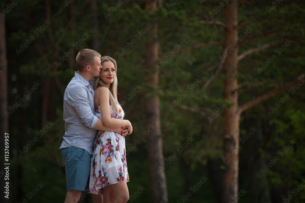 Naklejka premium Beautifull couple