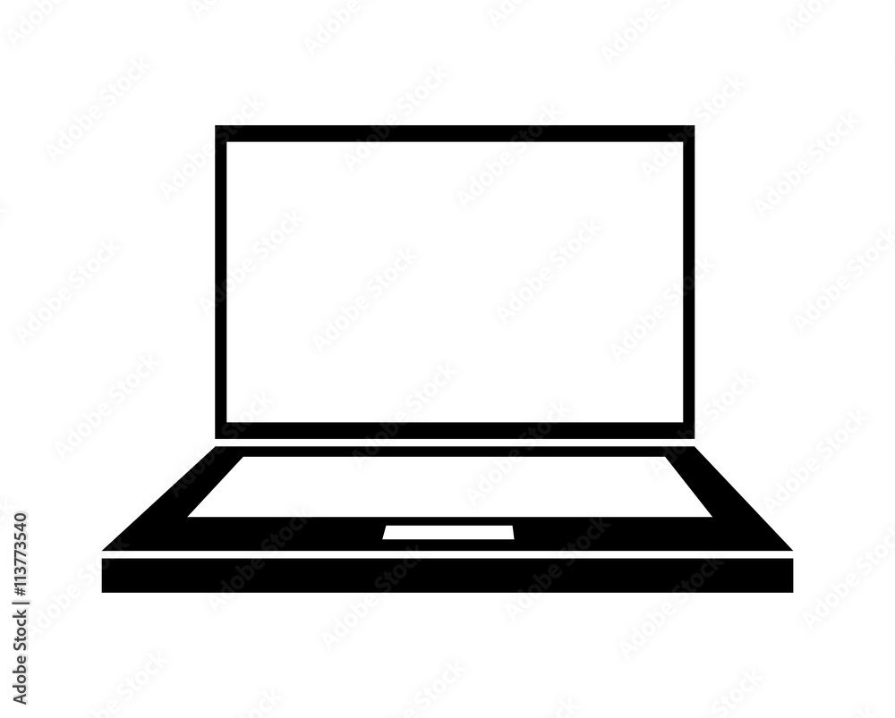 Technology icon. laptop design. vector graphic Technology icon. laptop design. vector graphic