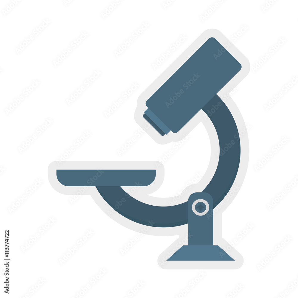 microscope design. Science icon. vector graphic microscope design. Science icon. vector graphic