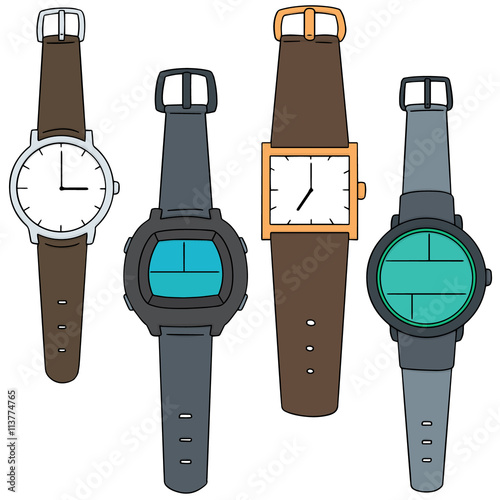 vector set of watch
