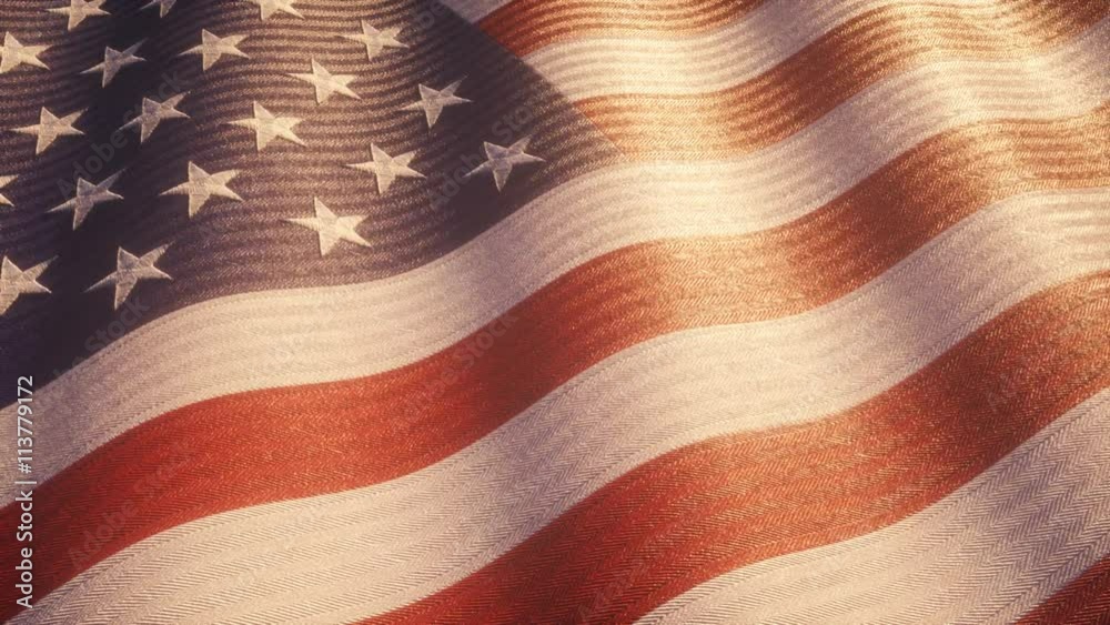 USA Flag Loop 02