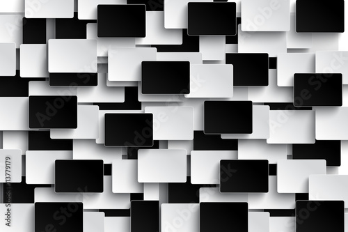  Optical illusion black and whiteseamless modern design.