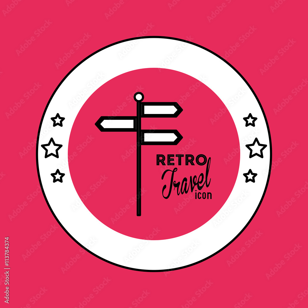 Travel design. trip icon. Isolated illustration Travel design. trip icon. Isolated illustration