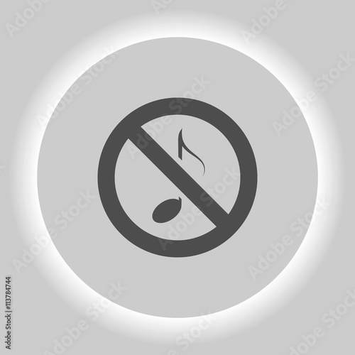 No music sign