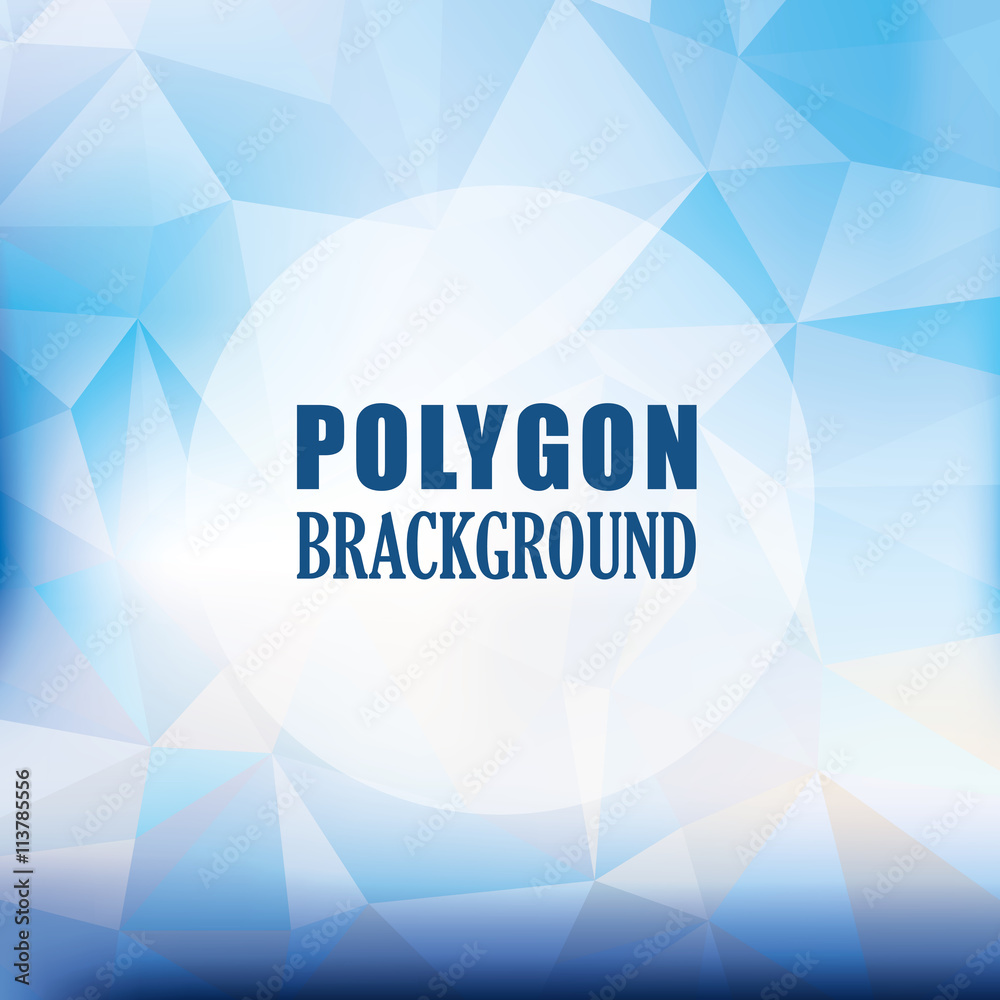 Background design. Polygon icon. Abstract and Colorfull illustra