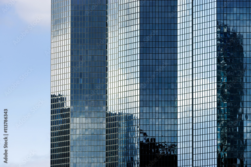 La Defense europe business center in Paris, France. La Defense europe business center in Paris, France.