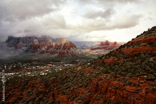 Mystical View, Red Rocks in Sedona, Arizona