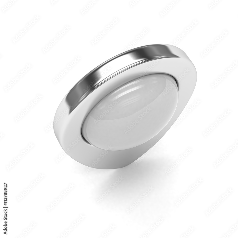 chrome map pointer isolated. 3d rendering. chrome map pointer isolated. 3d rendering.