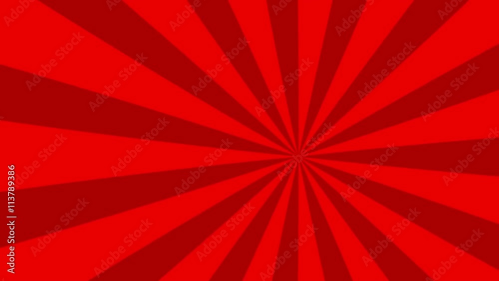 Radial rising sun burst motion background red Radial rising sun burst motion background red