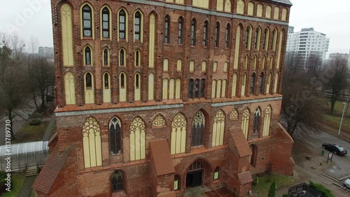 Konigsberg Cathedral, a Brick Gothic-style cathedral in Kaliningrad, Russia photo
