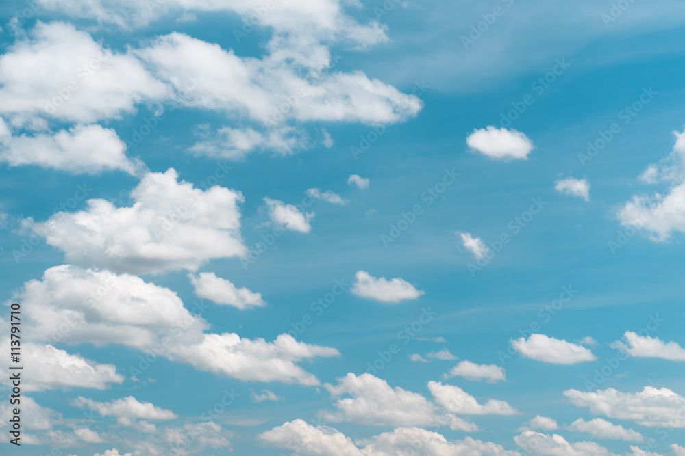Obraz premium Blue sky and with cloud