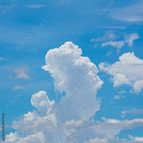 Nature background view with cloud blue sky background