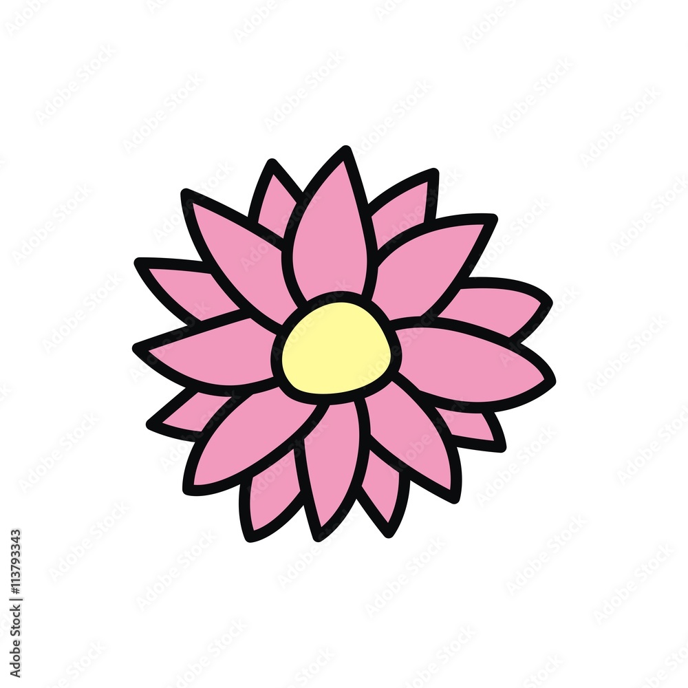 flower clip art vector