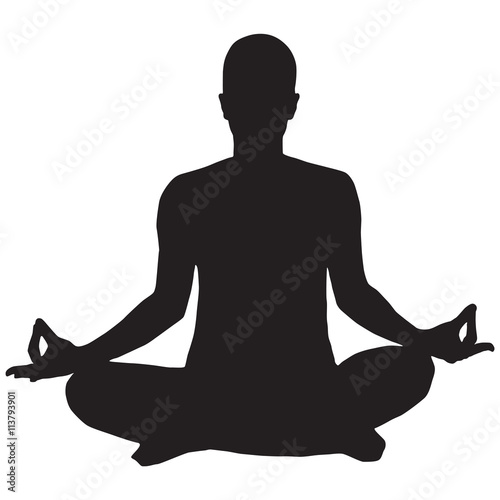 Person Meditating Icon yoga