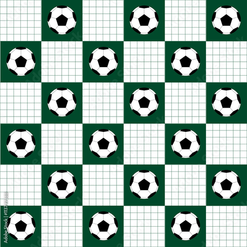 Football Ball Green White C...