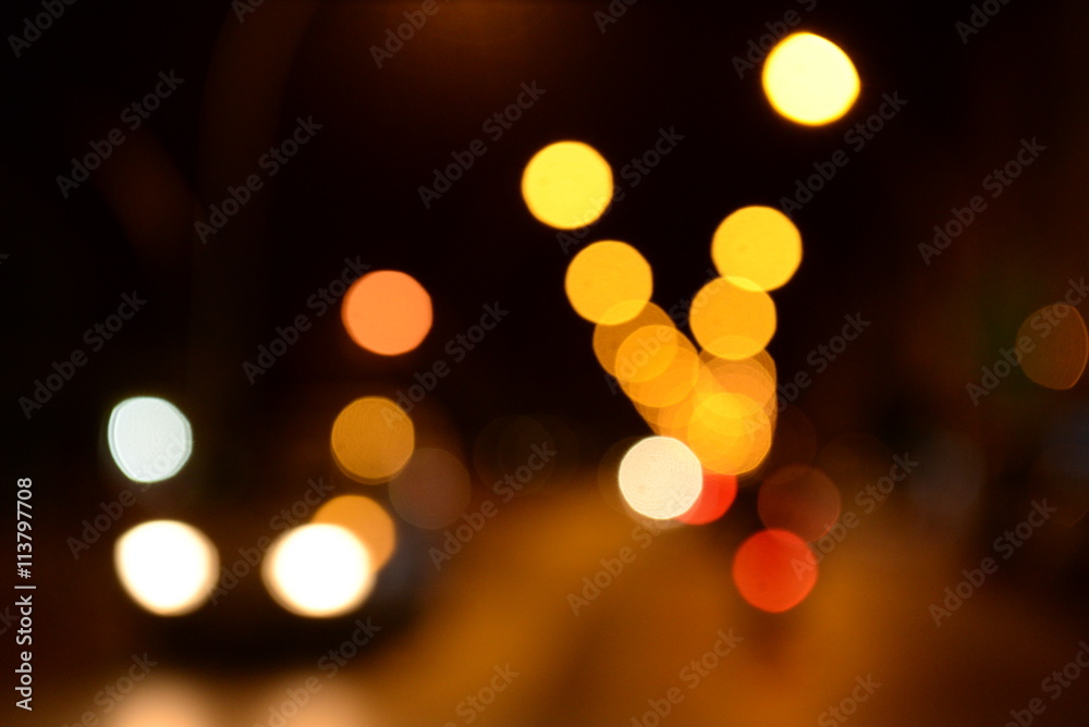 Fototapeta premium şehirde gece trafiği